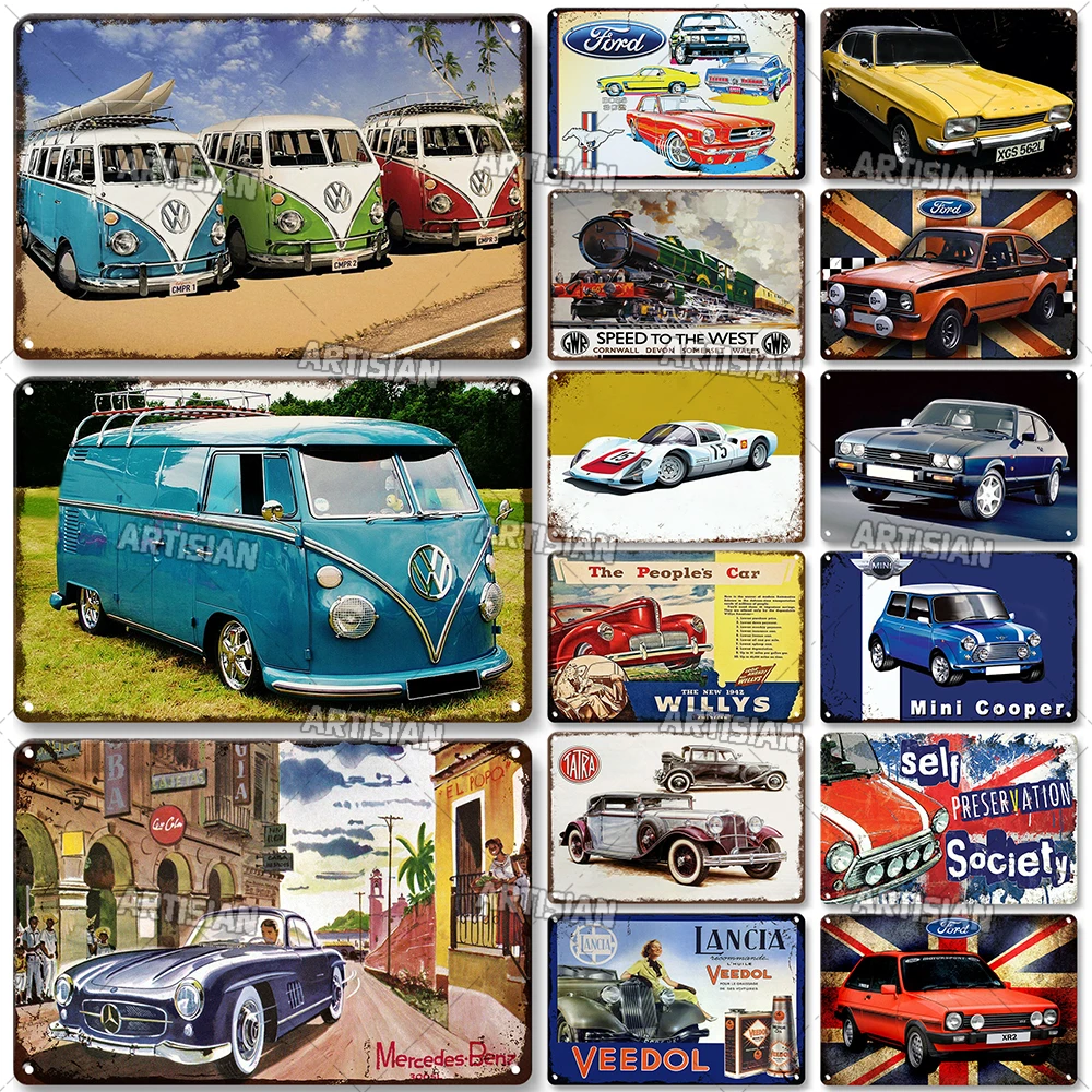 Classic Car Metal Poster Decorative Plate Home Wall Metal Tin Sign Vintage Metal Plaque Man Cave Studio Metal Industrial Decor
Classic Car Metal Poster Decorative Plate Home Wall Metal Tin Sign Vintage Metal Plaque Man Cave Studio Metal Industrial Decor