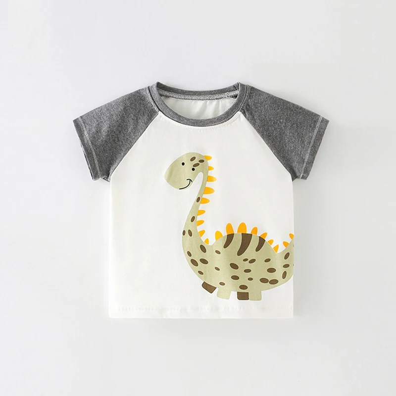 New Fashion Children's T-shirt Summer Cartoon Dinosaur Short-sleeved Kids Girl Boy Tops O-neck Cute Baby Toddler Pullovers
New Fashion Children's T-shirt Summer Cartoon Dinosaur Short-sleeved Kids Girl Boy Tops O-neck Cute Baby Toddler Pullovers