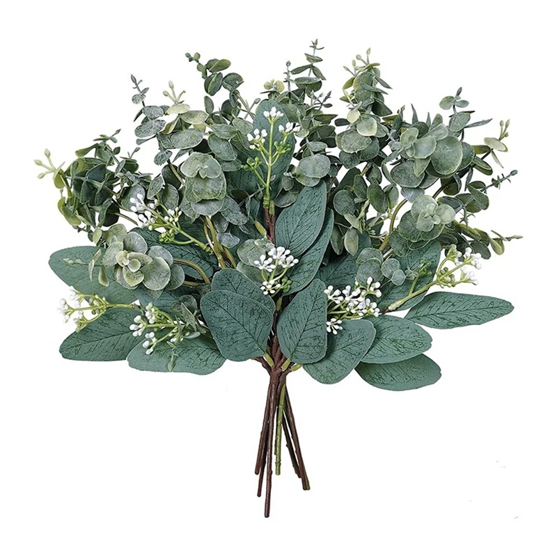 Mixed Eucalyptus Leaves Stems Bulk Artificial Eucalyptus Leaves Sprays Faux Oval Eucalyptus Leaves With White Seeds
Mixed Eucalyptus Leaves Stems Bulk Artificial Eucalyptus Leaves Sprays Faux Oval Eucalyptus Leaves With White Seeds