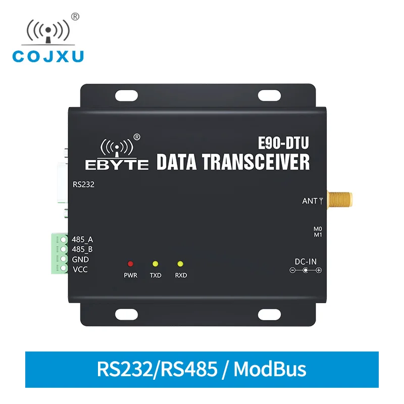 Модем LoRa Modbus 433 МГц, 17 дБм, RS485, Cojxu E90-DTU(433C17), дальность действия 1 км, FEC, FM-трансивер, беспроводной передатчик данных
Модем LoRa Modbus 433 МГц, 17 дБм, RS485, Cojxu E90-DTU(433C17), дальность действия 1 км, FEC, FM-трансивер, беспроводной передатчик данных