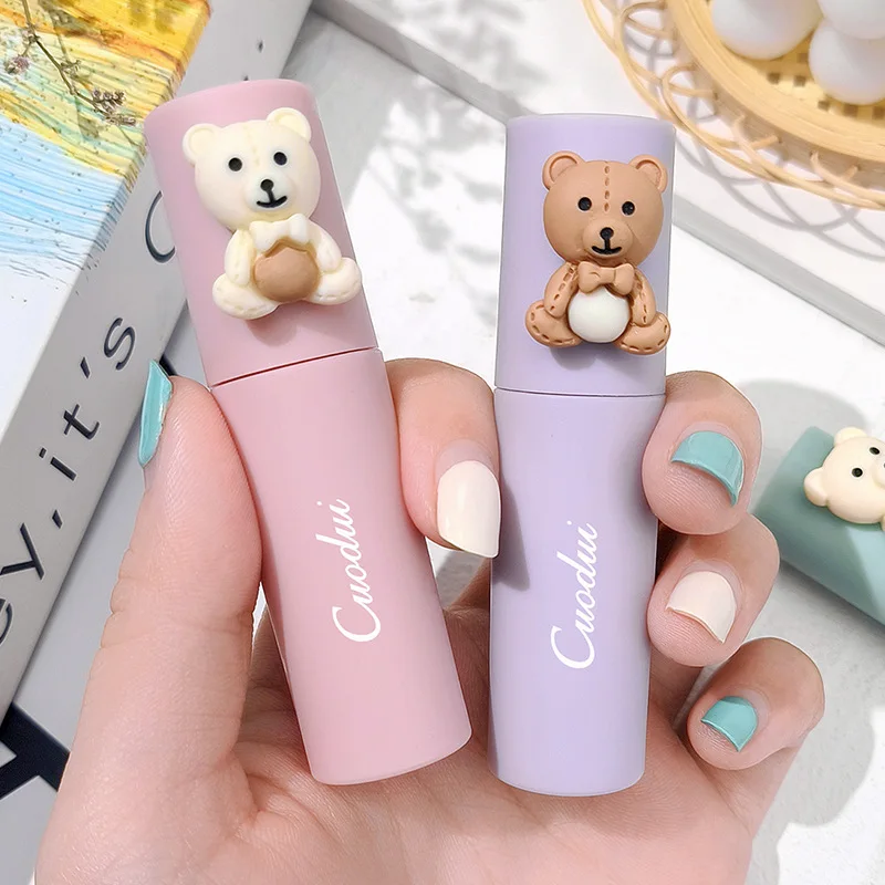 Girls Velvet Matte Lipstick Blush Waterproof Long Lasting Cute Bear Lip Gloss Non-Stick Cup Lip Glaze Girls Makeup Cosmetic
Girls Velvet Matte Lipstick Blush Waterproof Long Lasting Cute Bear Lip Gloss Non-Stick Cup Lip Glaze Girls Makeup Cosmetic