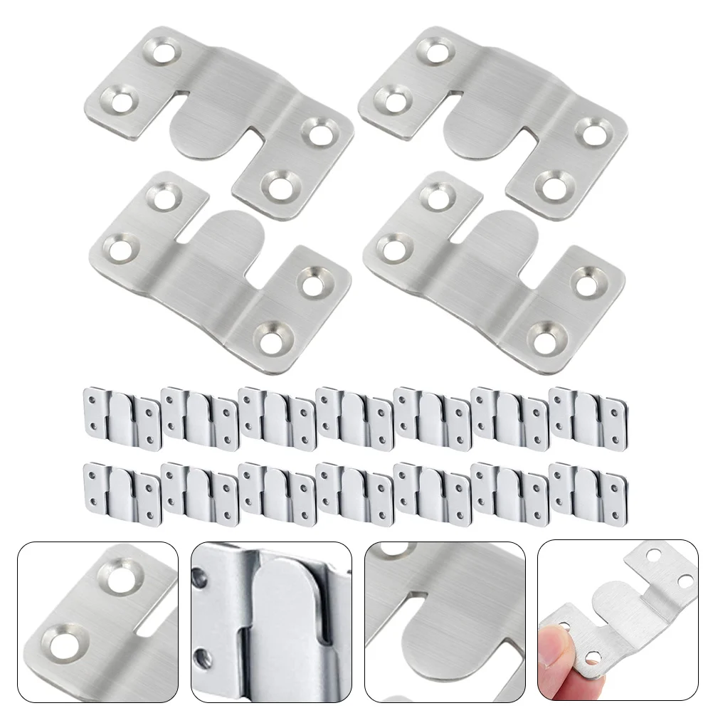 16 Pairs Mountain Buckle Mirror Holder Heavy Duty Clothes Rack Picture Hanger Sofa Sectional Shelf Hangers Bracket Frame Tool
16 Pairs Mountain Buckle Mirror Holder Heavy Duty Clothes Rack Picture Hanger Sofa Sectional Shelf Hangers Bracket Frame Tool