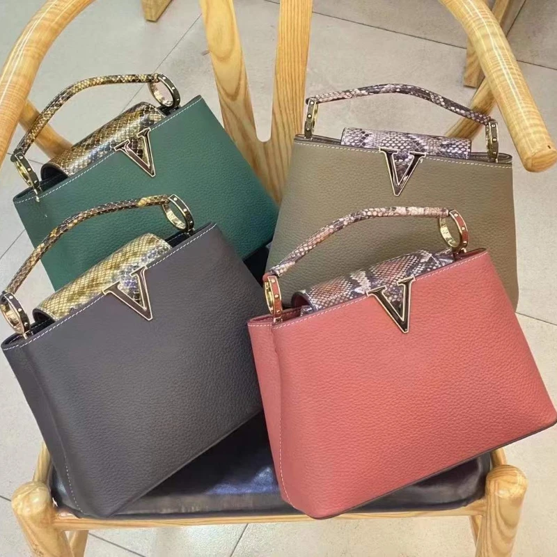 2023 New Top Quality Genuine Leather Women's Bag Fashion Cowhide Single Shoulder Messenger Bag Luxury Women Purse And Handbags
2023 New Top Quality Genuine Leather Women's Bag Fashion Cowhide Single Shoulder Messenger Bag Luxury Women Purse And Handbags