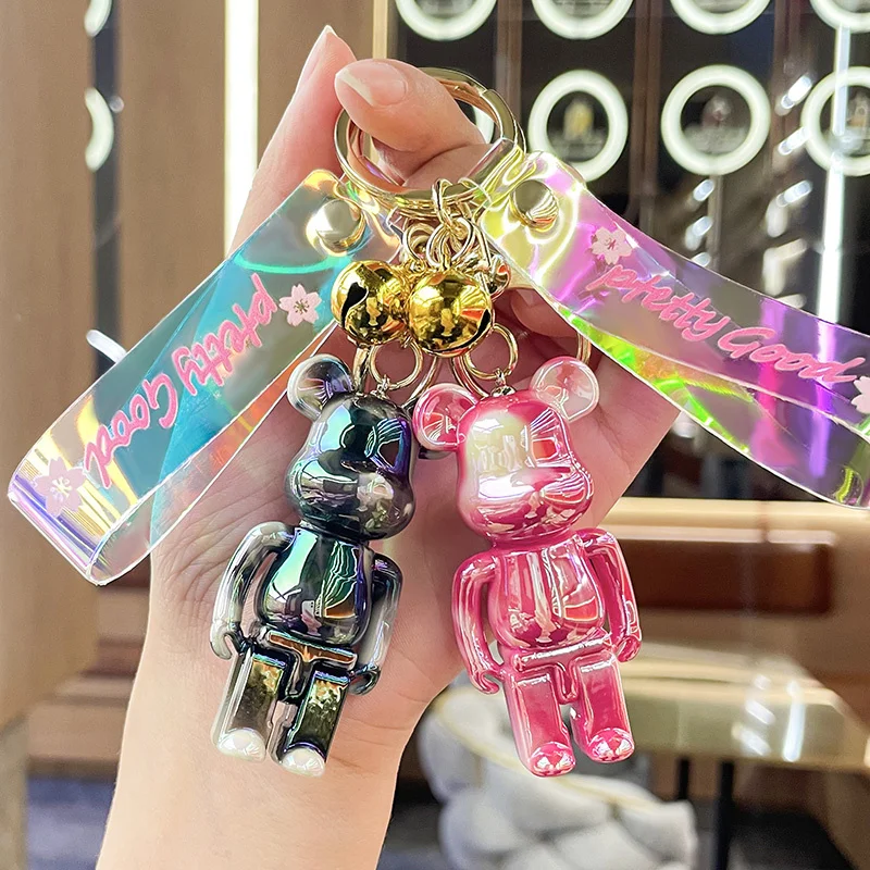 Cartoon colorful gradual violent bear key chain acrylic cute pendant couple bag pendant car key chain
Cartoon colorful gradual violent bear key chain acrylic cute pendant couple bag pendant car key chain