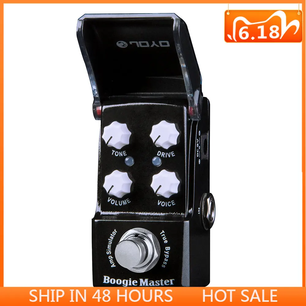 JOYO JF-309 Guitar Pedal Boogie Master Amplifier Simulator Modern Rock Metal Sounds Overdrive Pedal Effect True Bypass
JOYO JF-309 Guitar Pedal Boogie Master Amplifier Simulator Modern Rock Metal Sounds Overdrive Pedal Effect True Bypass
