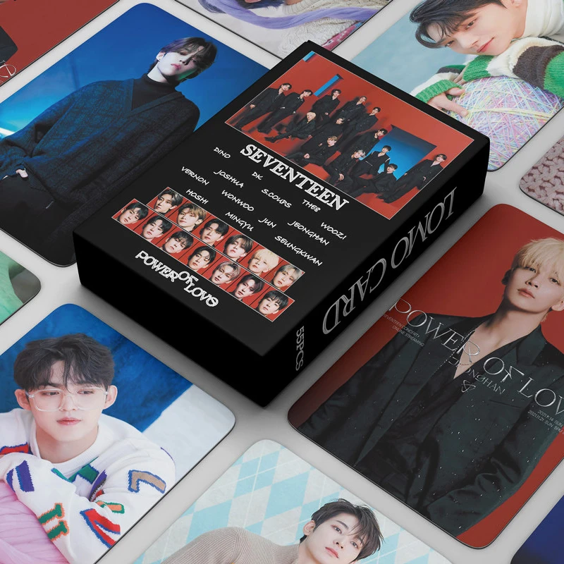 55Pcs/box Kpop SEVENTEEN Lomo Cards The 9th Mini Album ATTACCA Photocard for Fans Collection Idol Gift 17 Postcard
55Pcs/box Kpop SEVENTEEN Lomo Cards The 9th Mini Album ATTACCA Photocard for Fans Collection Idol Gift 17 Postcard