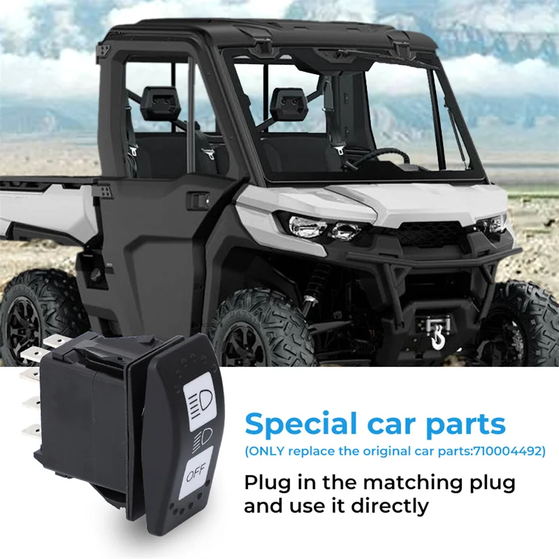 8-контактный светодиодный переключатель фар синего света 710004492 Для Canam Maverick Sport 1000 1000R Defender PRO HD10 HD8 HD10 HD5 MAX Can Am
8-контактный светодиодный переключатель фар синего света 710004492 Для Canam Maverick Sport 1000 1000R Defender PRO HD10 HD8 HD10 HD5 MAX Can Am