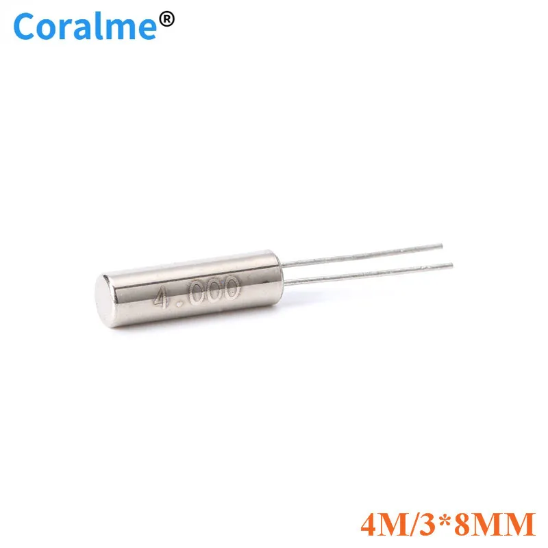 10pcs Oscillator Crystal Cylender 3X8 mm 4MHZ 4.000 MHz Frequency DIY Electronic Kit
10pcs Oscillator Crystal Cylender 3X8 mm 4MHZ 4.000 MHz Frequency DIY Electronic Kit