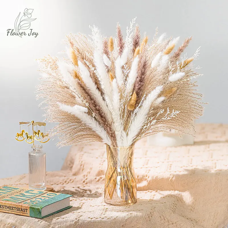116Pcs Natural Dried Flowers Pampas Grass Bouquet Boho Home Decor Fluffy Reed for Garden Wedding Floral Arrangements Decoration
116Pcs Natural Dried Flowers Pampas Grass Bouquet Boho Home Decor Fluffy Reed for Garden Wedding Floral Arrangements Decoration