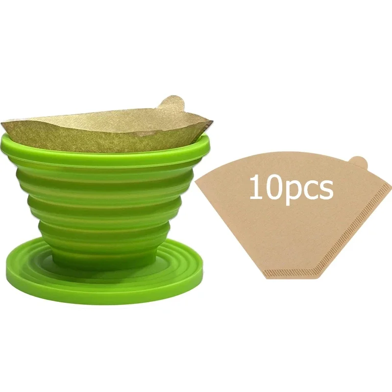 Складной силиконовый фильтр для кофе punana, 10 бумажных фильтров, красный/синий/зеленый
Складной силиконовый фильтр для кофе punana, 10 бумажных фильтров, красный/синий/зеленый