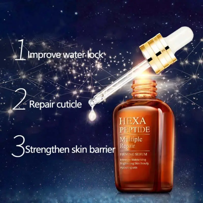 Small Brown Bottle Face Serum Hexapeptide Stock Solution Hydrating Firming Skin Facial Skin Care Korea Cosmetics
Small Brown Bottle Face Serum Hexapeptide Stock Solution Hydrating Firming Skin Facial Skin Care Korea Cosmetics