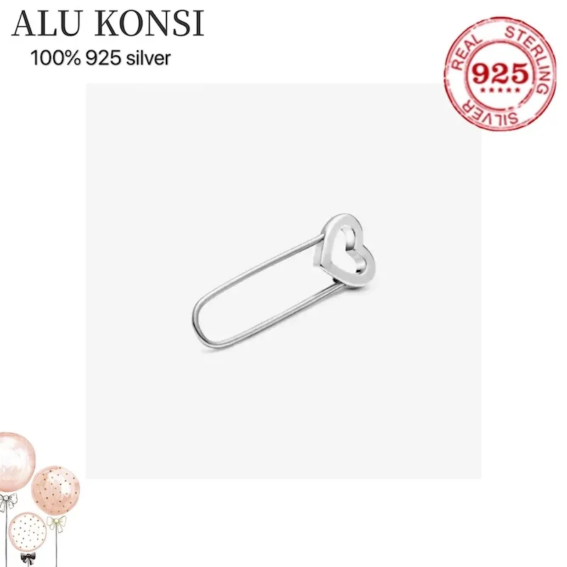 hot sale Luxury Original 100% 925 Sterling Silver pan brooch for Women love heart fashion Authentic DIY Jewelry Christmas gift
hot sale Luxury Original 100% 925 Sterling Silver pan brooch for Women love heart fashion Authentic DIY Jewelry Christmas gift