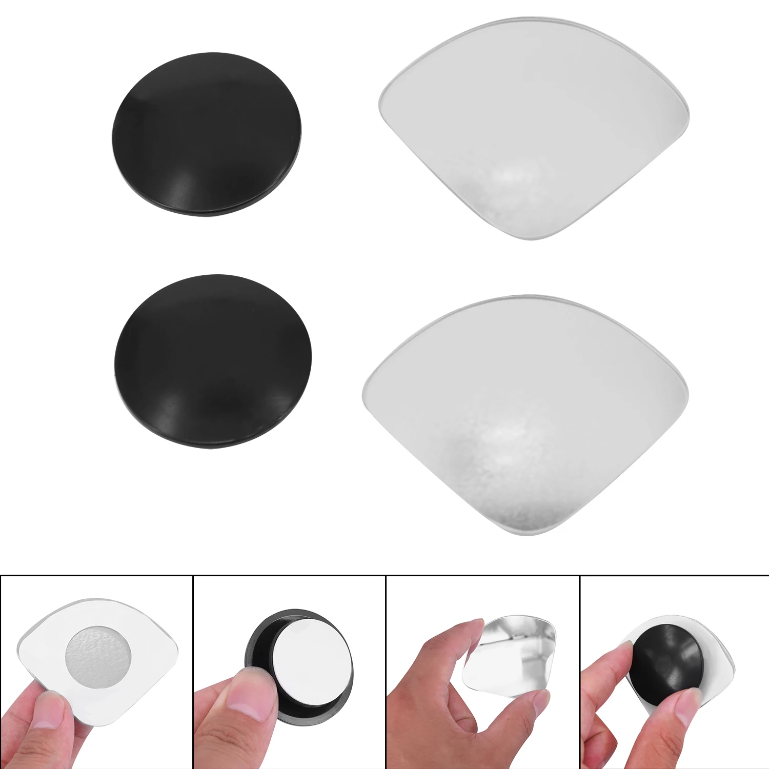 Weatherproof Rear View Mirror Blind Spot Mirrors Universal Blind Spot Rear View Mirror Silver Fan-Shaped 1 Pair/2pcs
Weatherproof Rear View Mirror Blind Spot Mirrors Universal Blind Spot Rear View Mirror Silver Fan-Shaped 1 Pair/2pcs