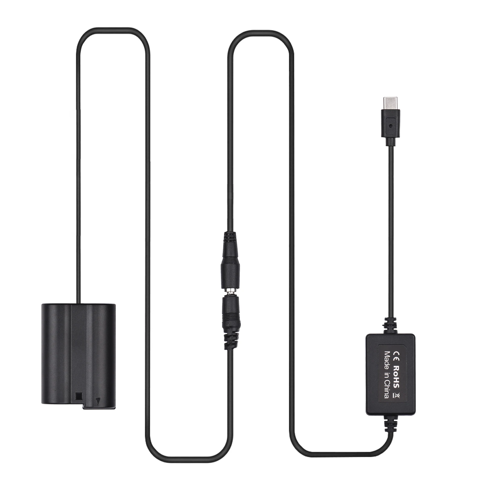 PD USB Type-C Cable to EP-5B Dummy Battery DC Coupler EN-EL15 for Nikon Z7 Z6 D800 D850 D810 D7200 D7100 D7500 cameras
PD USB Type-C Cable to EP-5B Dummy Battery DC Coupler EN-EL15 for Nikon Z7 Z6 D800 D850 D810 D7200 D7100 D7500 cameras