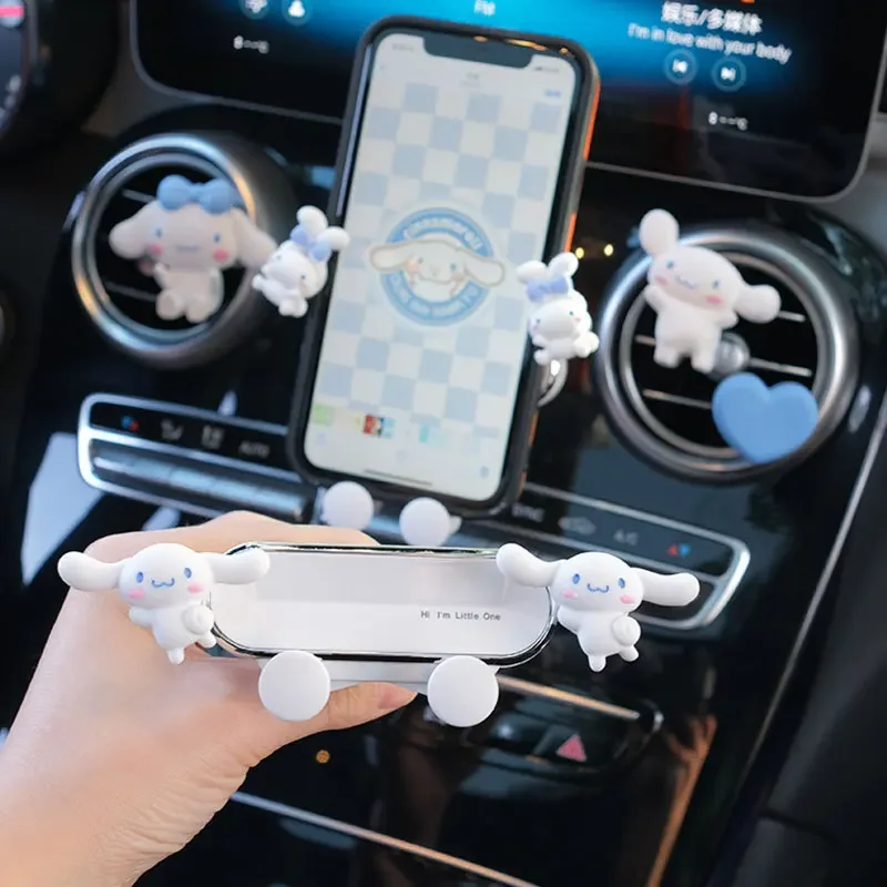 Sanrio Kawaii Cinnamoroll держатель для автомобиля аниме мультфильм выход воздуха