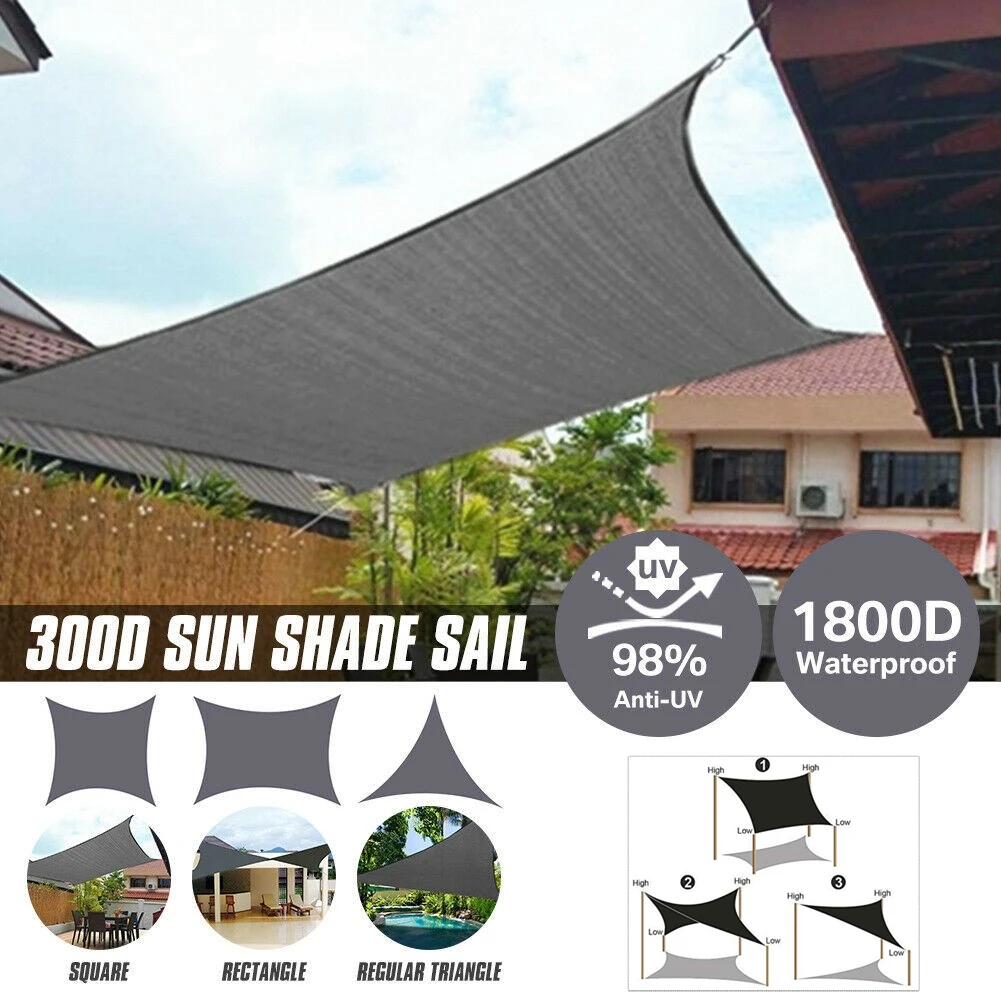 Waterproof Outdoor Awning Triangle Rectangle Sunshade Sail Patio Balcony Car Sun Shelter Sunshade Sail Garden Sun Shade Sail
Waterproof Outdoor Awning Triangle Rectangle Sunshade Sail Patio Balcony Car Sun Shelter Sunshade Sail Garden Sun Shade Sail