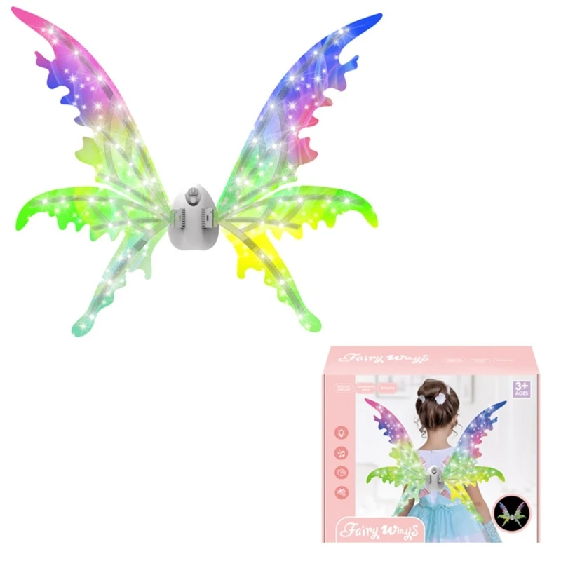 Электрический рюкзак AngelWings со светодиодной подсветкой FairyWing, милые наряды для девочек, танцевальный реквизит
Электрический рюкзак AngelWings со светодиодной подсветкой FairyWing, милые наряды для девочек, танцевальный реквизит