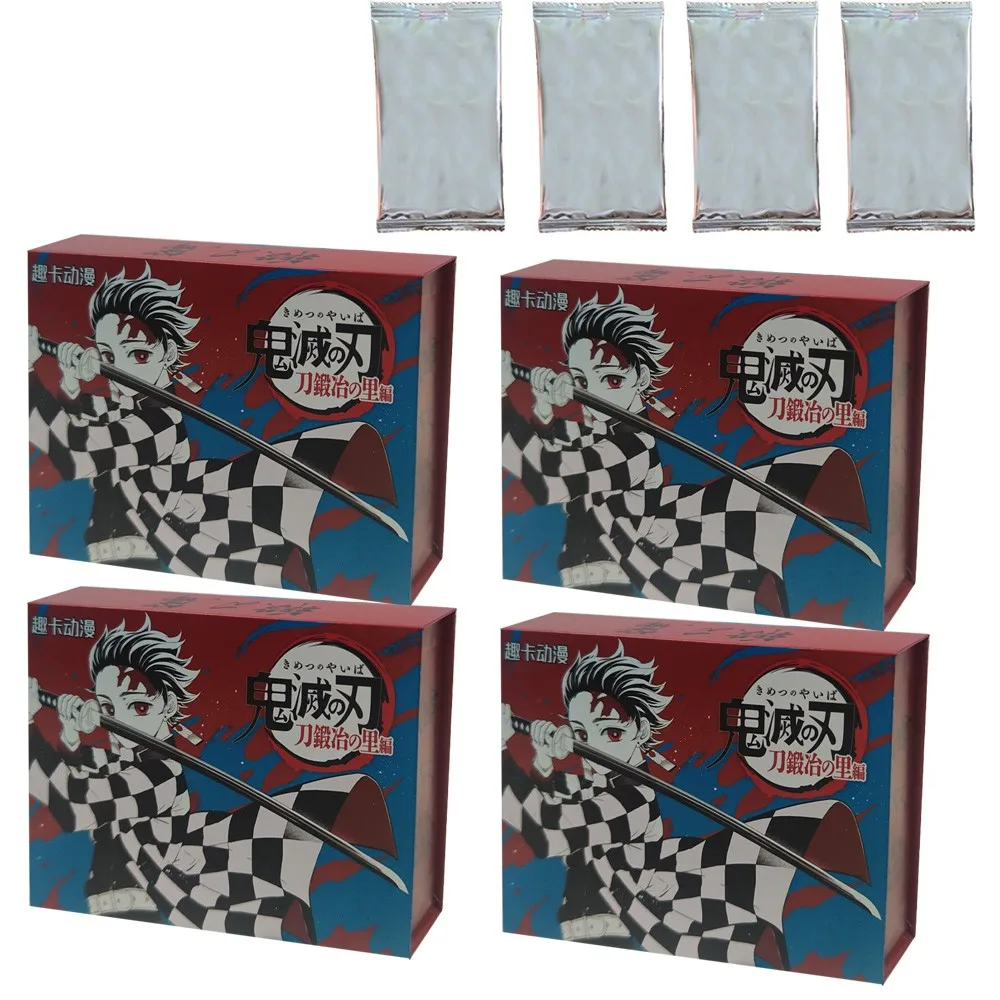 Wholesales 4 Boxes Demon Slayer Cards Box Hobby Collection Tcg Playing Game Kamado Tanjirou Kamado Nezuko Character Card
Wholesales 4 Boxes Demon Slayer Cards Box Hobby Collection Tcg Playing Game Kamado Tanjirou Kamado Nezuko Character Card
