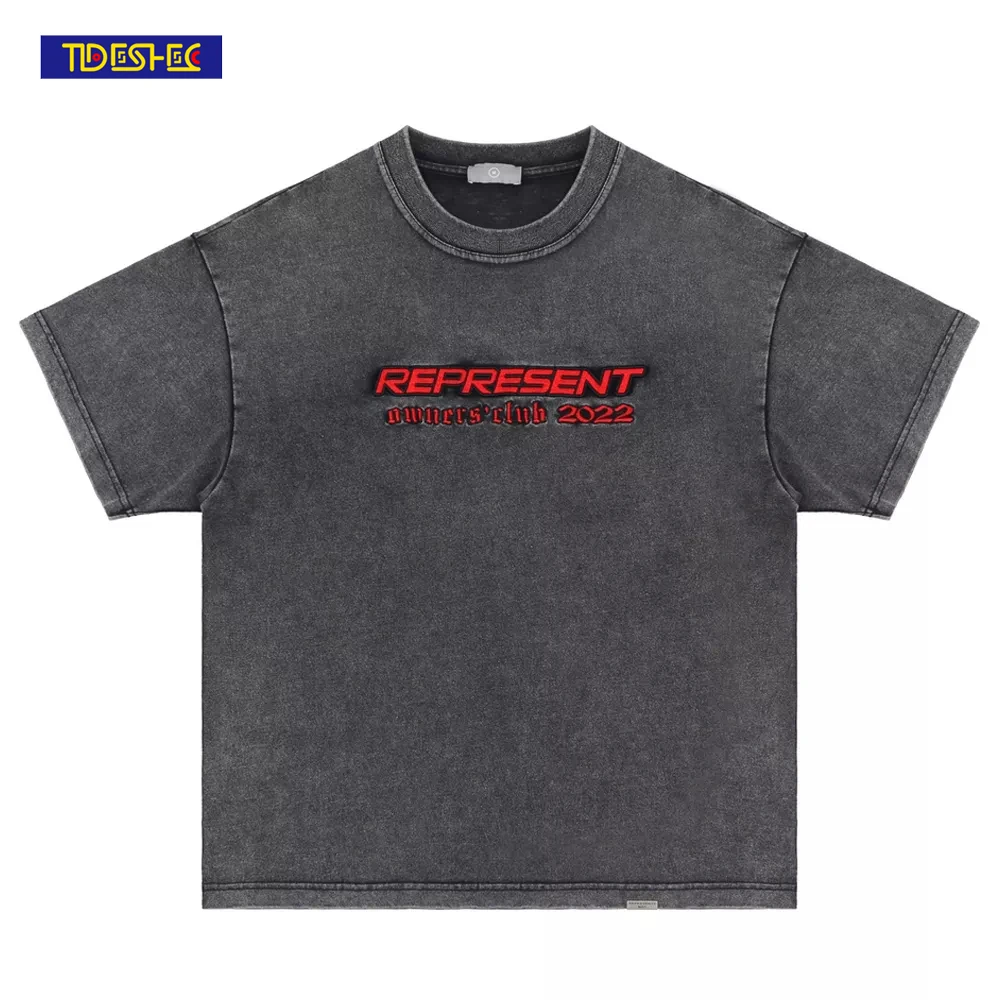 Vintage T-shirt Men Oversized Cotton Embroidered Letters 2022 T Shirt Hip Hop Streetwear Washed Tees Summer Short Sleeve T-shirt
Vintage T-shirt Men Oversized Cotton Embroidered Letters 2022 T Shirt Hip Hop Streetwear Washed Tees Summer Short Sleeve T-shirt