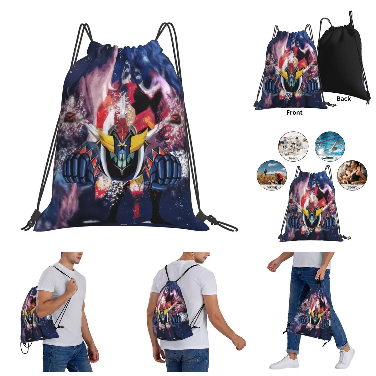Goldoraks Grendizer Drawstring Bags Gym Bag Classic Backpack Humor Graphic Field pack
Goldoraks Grendizer Drawstring Bags Gym Bag Classic Backpack Humor Graphic Field pack