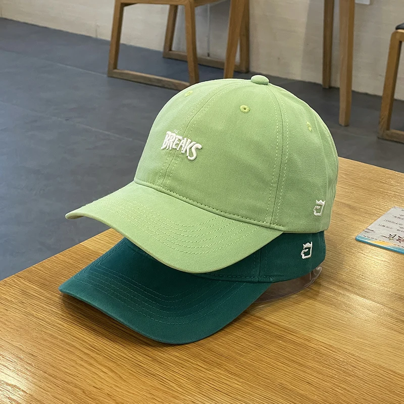 Baseball Cap Women's Korean-Style Couple's Face-Looking Small Green Simple Ins Wide Brim Peaked Cap Fashion
Baseball Cap Women's Korean-Style Couple's Face-Looking Small Green Simple Ins Wide Brim Peaked Cap Fashion