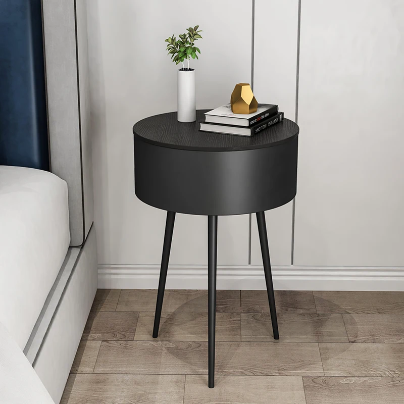 Simple design modern black white round box kids bedside table for bedroom
Simple design modern black white round box kids bedside table for bedroom