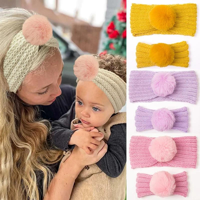 Warm Headband for Mother Baby Woolen Knitting Headbands Wool Knitted Elastic Headband Headwear Girls Hair Band Hair Accessories
Warm Headband for Mother Baby Woolen Knitting Headbands Wool Knitted Elastic Headband Headwear Girls Hair Band Hair Accessories