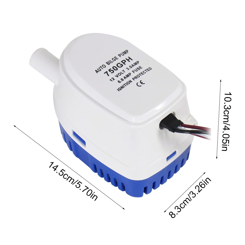 1100GPH Automatic Boat Bilge Pump DC Submersible Electric Water Pump Small 12 V Volt 1100 GPH Auto
1100GPH Automatic Boat Bilge Pump DC Submersible Electric Water Pump Small 12 V Volt 1100 GPH Auto