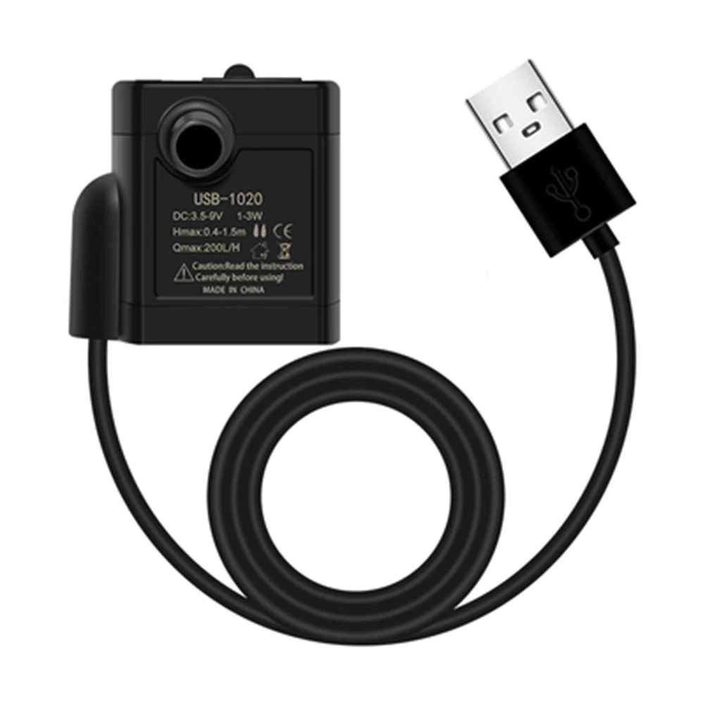 USB Water Pump Mini Ultra Quiet Noise Brushless Motor 5V 200L/H Lift Head 1.5m Submersible Pumps For Aquariums Pool Fish Tanks
USB Water Pump Mini Ultra Quiet Noise Brushless Motor 5V 200L/H Lift Head 1.5m Submersible Pumps For Aquariums Pool Fish Tanks