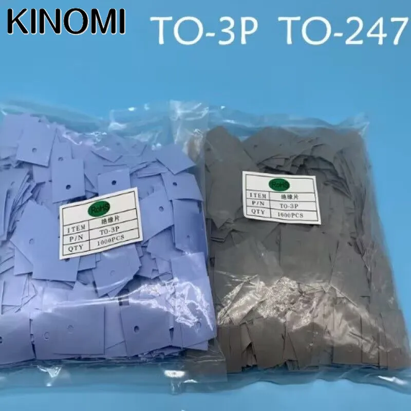 Thermal Conductive Silicon Sheet TO-3P 18x22 1000PCS Transistor Power Tube Insulation Gasket High-temperature Heat Dissipation
Thermal Conductive Silicon Sheet TO-3P 18x22 1000PCS Transistor Power Tube Insulation Gasket High-temperature Heat Dissipation