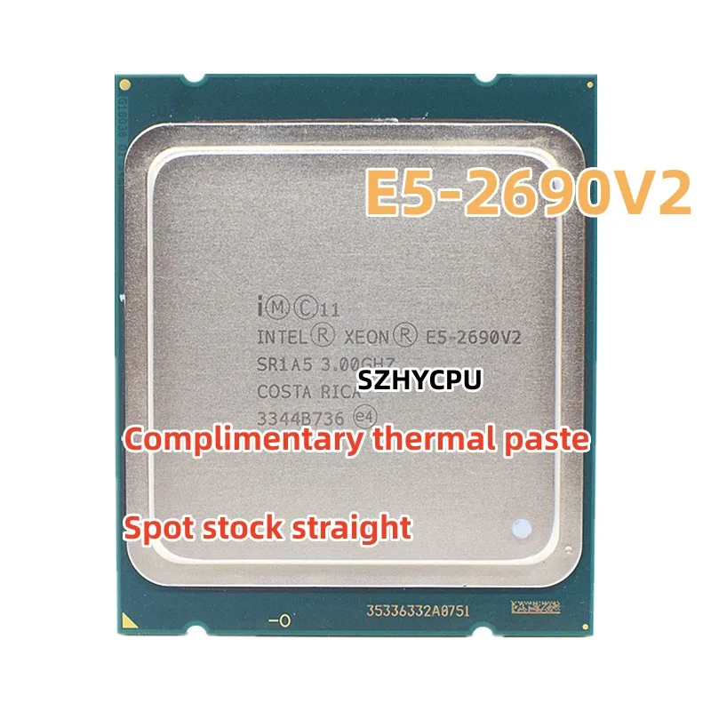Intel E5-2690 v2 Processor SR1A5 3.0Ghz 10 Core 25MB Socket LGA 2011 Xeon CPU E5-2690V2
Intel E5-2690 v2 Processor SR1A5 3.0Ghz 10 Core 25MB Socket LGA 2011 Xeon CPU E5-2690V2