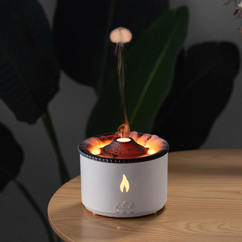 New Volcanic Flame Aroma Diffuser Essential Oil Lamp Fog Aromatherapy Jellyfish Decompression Simulation Flame Humidifier
New Volcanic Flame Aroma Diffuser Essential Oil Lamp Fog Aromatherapy Jellyfish Decompression Simulation Flame Humidifier