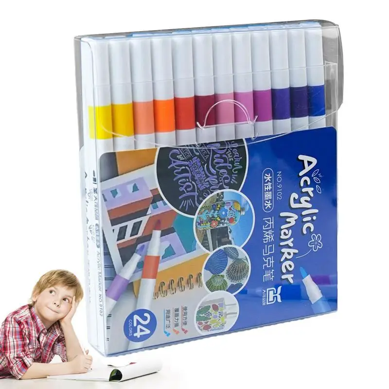 Acrylic Paint Pens Waterproof DIY Paint Markers Set For Children DIY Paint Markers For Rocks Canvas Pottery Christmas New Year
Acrylic Paint Pens Waterproof DIY Paint Markers Set For Children DIY Paint Markers For Rocks Canvas Pottery Christmas New Year