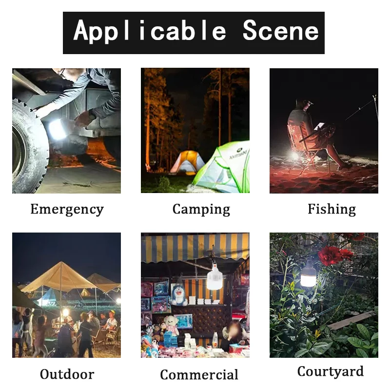 Rechargeable Emergency Camping Tent Fishing Camping Lamp 3 For Light Led Hanging Outdoor Modes Lights Portable Bulb Lighting
Rechargeable Emergency Camping Tent Fishing Camping Lamp 3 For Light Led Hanging Outdoor Modes Lights Portable Bulb Lighting