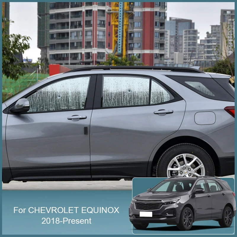 

Солнцезащитные очки для лобового стекла автомобиля, зеркальная занавеска, солнцезащитный козырек для Chevrolet Equinox 2018-2025