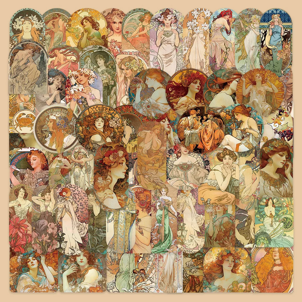 Classic Art Stickers Mucha style for Adults Teens, Renaissance Vintage Aesthetic Artist Painting Sticker Srapbooking Journaling
Classic Art Stickers Mucha style for Adults Teens, Renaissance Vintage Aesthetic Artist Painting Sticker Srapbooking Journaling
