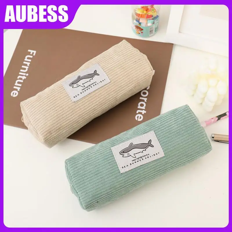 Corduroy Large Capacity Shark Pencil Case High-quality Corduroy School Pencil Pouch Large Opening Design Corduroy Pen Case
Corduroy Large Capacity Shark Pencil Case High-quality Corduroy School Pencil Pouch Large Opening Design Corduroy Pen Case