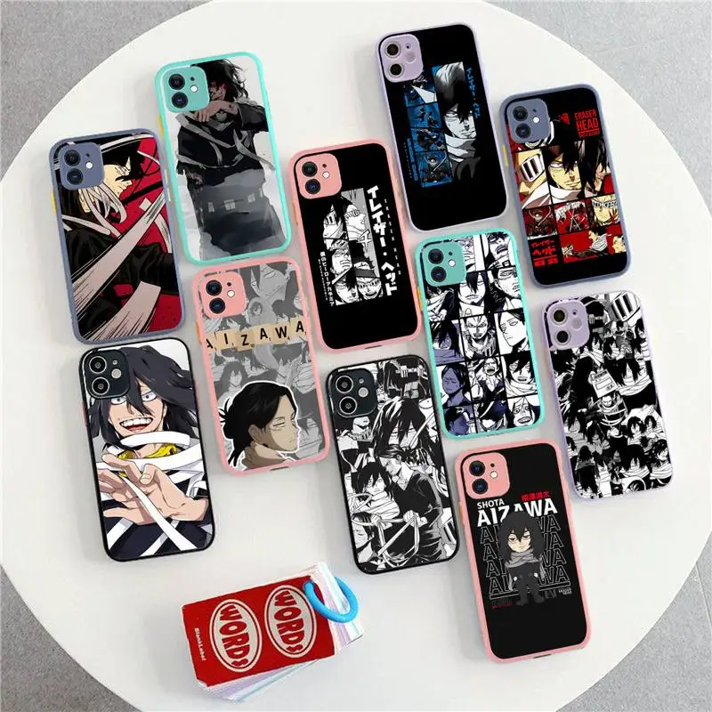 Eraser head Shota aizawa My Hero Academia Phone Case for iPhone X XR XS 7 8 Plus 11 12 13 pro MAX 13mini Translucent Matte Case
Eraser head Shota aizawa My Hero Academia Phone Case for iPhone X XR XS 7 8 Plus 11 12 13 pro MAX 13mini Translucent Matte Case