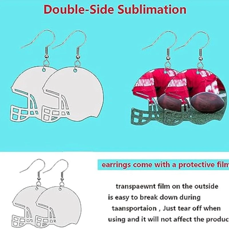 Сублимационные пустые серьги, 48 комплектов, футболка, шляпа, кулон, серьги-крючки, украшения «сделай сам»
Сублимационные пустые серьги, 48 комплектов, футболка, шляпа, кулон, серьги-крючки, украшения «сделай сам»