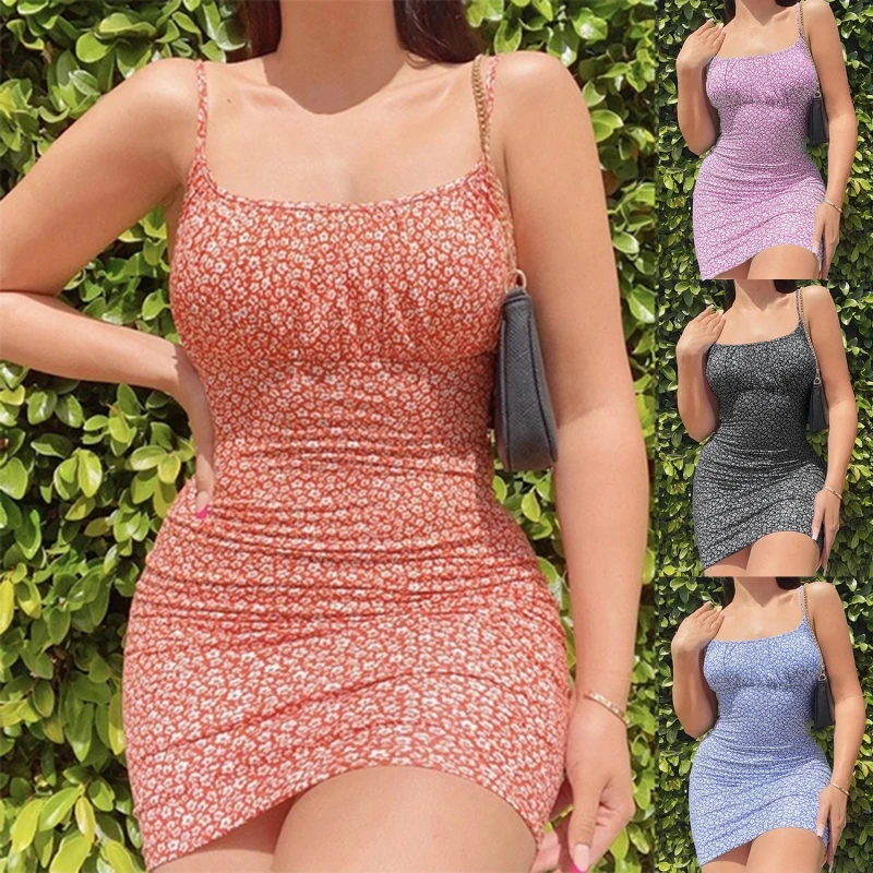 Square Collar Mini Dress Women Sexy Floral Beach Dress Slim Sleeveless Club Dresses Flower Print Summer Clothes
Square Collar Mini Dress Women Sexy Floral Beach Dress Slim Sleeveless Club Dresses Flower Print Summer Clothes