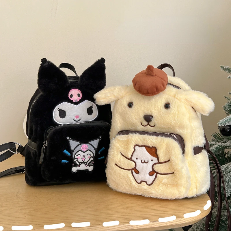 Anime Hello Kitty Plush Bag Cinnamoroll Kuromi Melody Stuffed Backpack Girls Plushie Sanrio Kawaii Travel Bag Student Schoolbag
Anime Hello Kitty Plush Bag Cinnamoroll Kuromi Melody Stuffed Backpack Girls Plushie Sanrio Kawaii Travel Bag Student Schoolbag