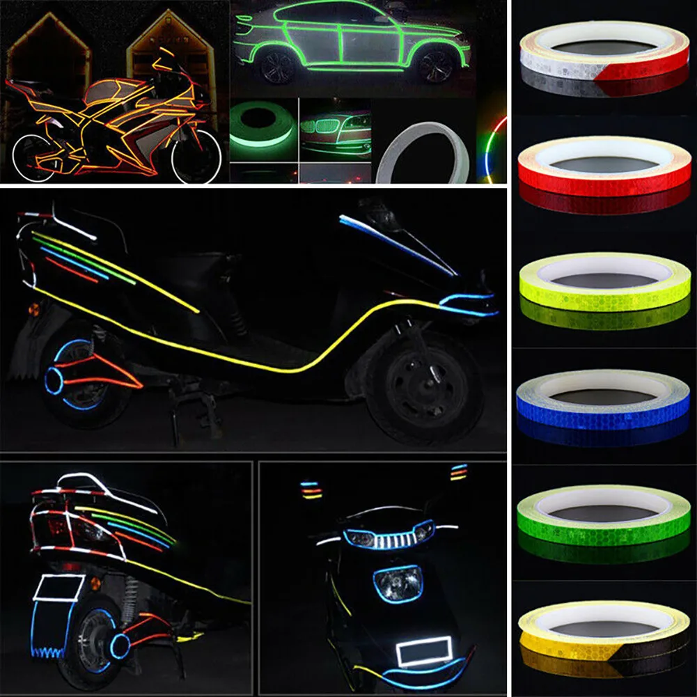 Reflective Tape Crystal Color Grid Waterproof Body Stickers Fluorescent Color Stickers Night Warning Tape Highlight Reflective
Reflective Tape Crystal Color Grid Waterproof Body Stickers Fluorescent Color Stickers Night Warning Tape Highlight Reflective