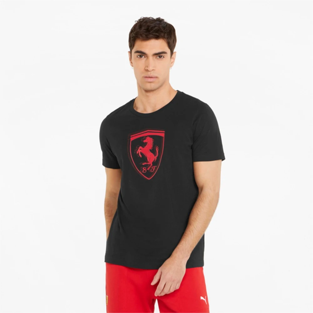 Футболка Puma Ferrari Race tonal Big Shield Tee 53375201 черный |