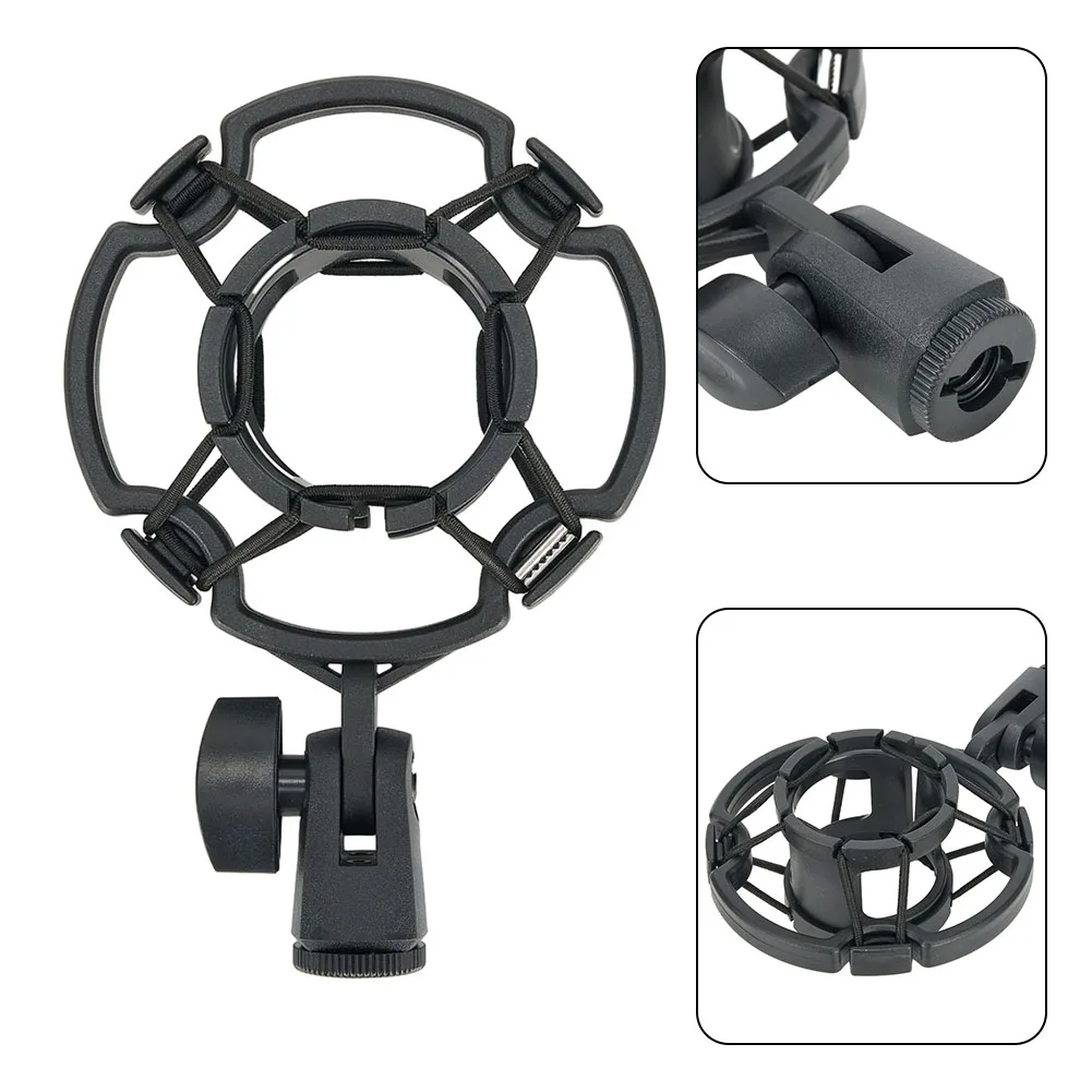 Practical Useful Microphone Mount Shock Adjustment Black Universal With Locking Knob 14.8 X 9.8cm 42-46mm Clip
Practical Useful Microphone Mount Shock Adjustment Black Universal With Locking Knob 14.8 X 9.8cm 42-46mm Clip