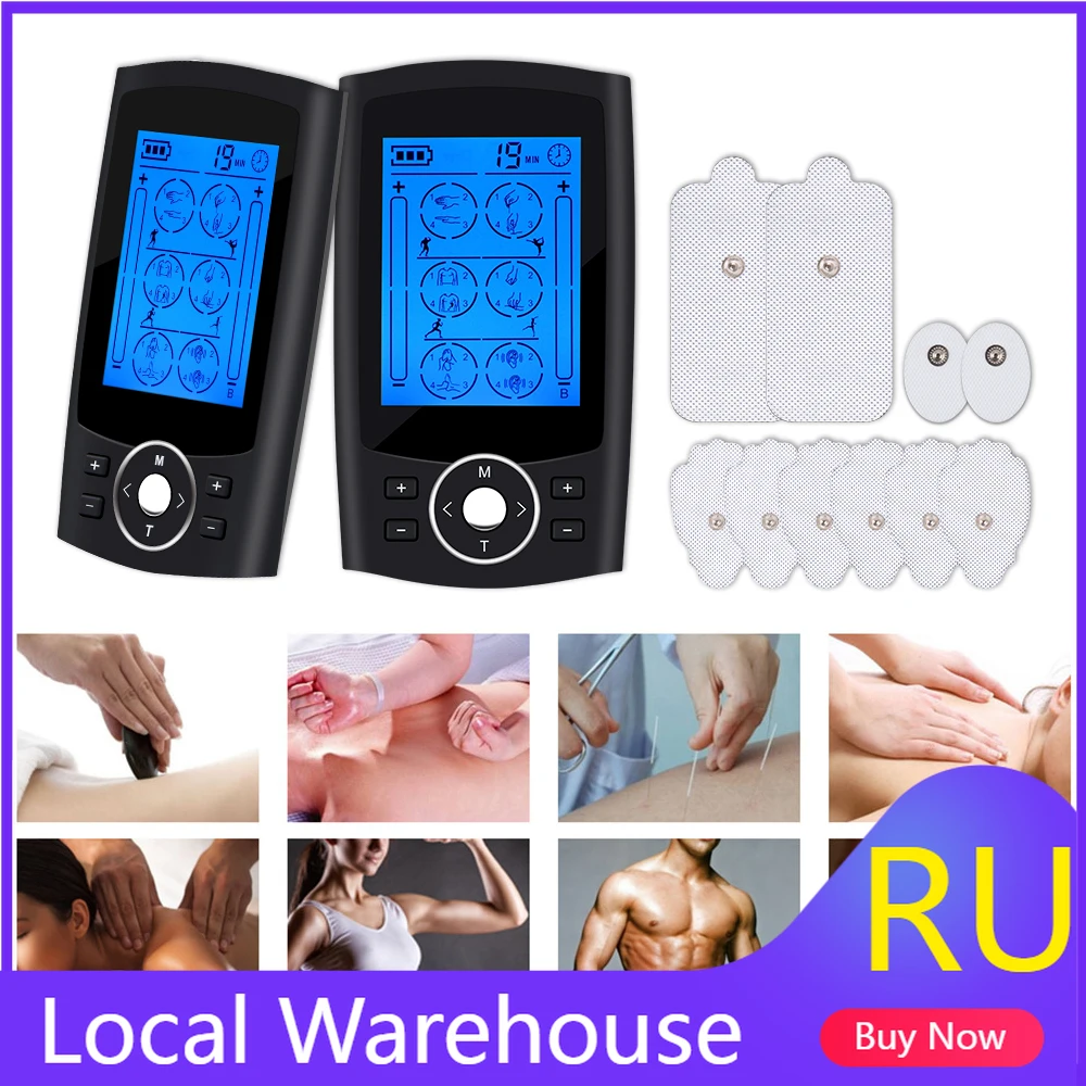 24Modes Electric Tens Muscle Stimulator Ems Acupuncture Face Body Massager Digital Therapy Herald Massage Tool Electrostimulator
24Modes Electric Tens Muscle Stimulator Ems Acupuncture Face Body Massager Digital Therapy Herald Massage Tool Electrostimulator