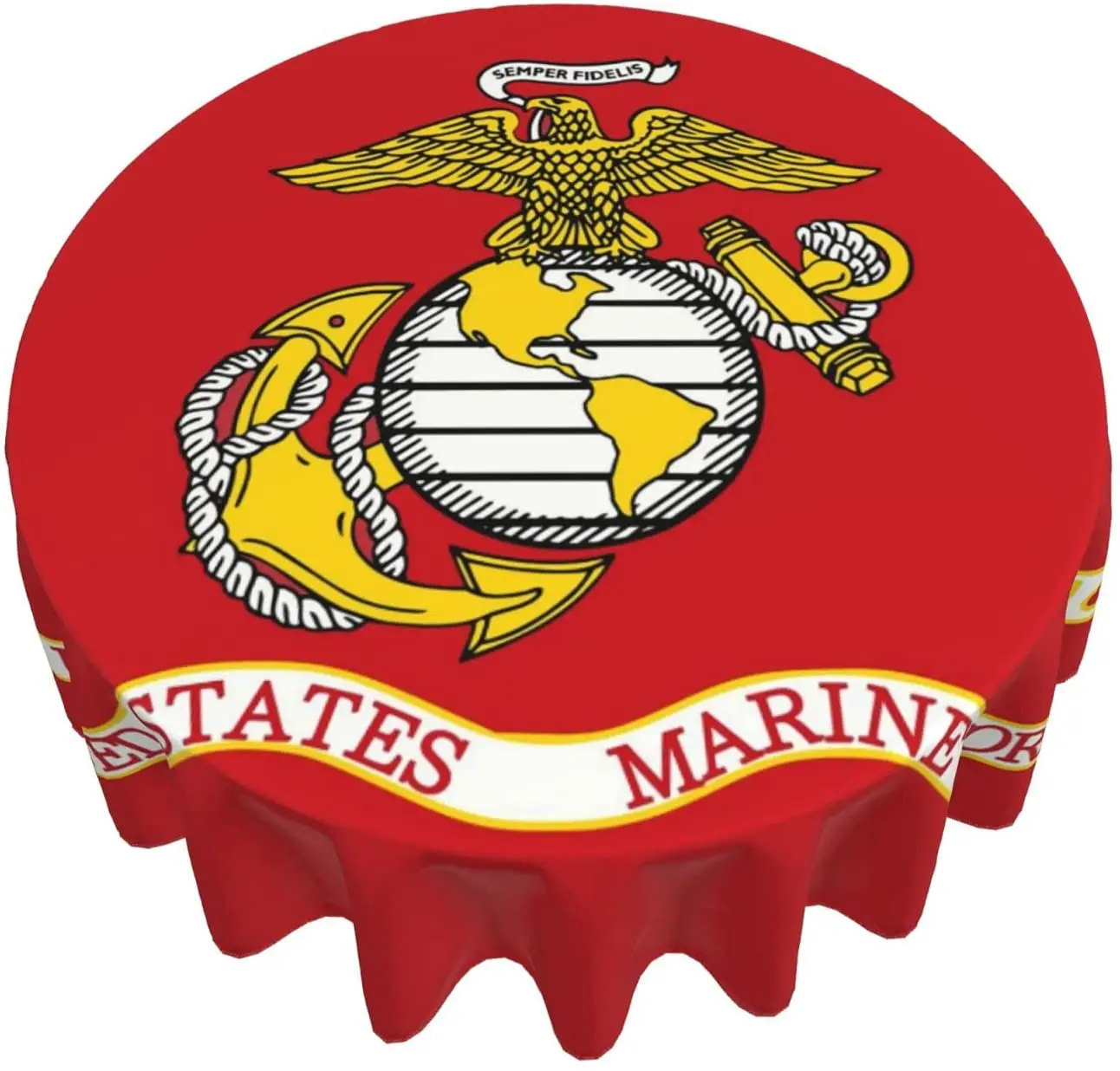 Flag Round Tablecloth 60 Inch Washable Polyester Table Cloth Water Resistant Spill Proof Table Cover for Dining Kitchen Party
Flag Round Tablecloth 60 Inch Washable Polyester Table Cloth Water Resistant Spill Proof Table Cover for Dining Kitchen Party