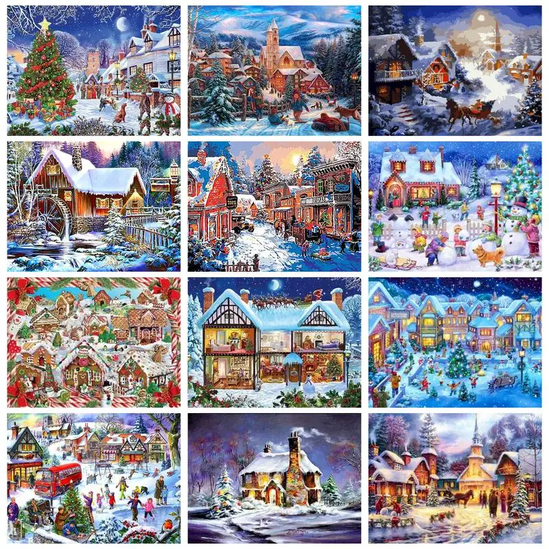 PhotoCustom Painting By Numbers Kits With Frame Christmas House Picture By Numbers For Adults Handpainted On Canvas
PhotoCustom Painting By Numbers Kits With Frame Christmas House Picture By Numbers For Adults Handpainted On Canvas