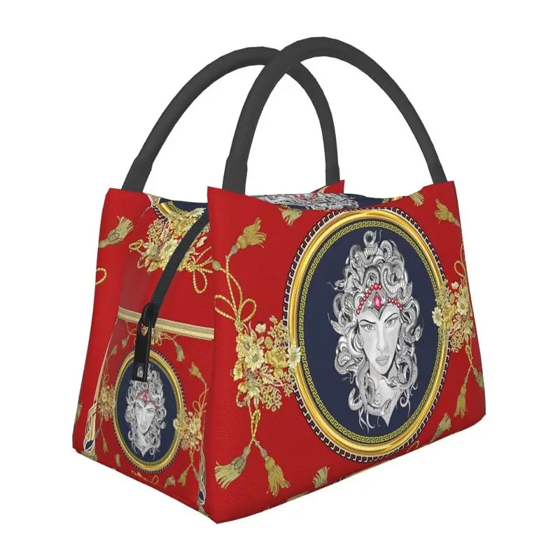 Custom Greek Mythology Medusa Head Lunch Bags Women Thermal Cooler Insulated Lunch Box for Picnic Camping Work Travel
Custom Greek Mythology Medusa Head Lunch Bags Women Thermal Cooler Insulated Lunch Box for Picnic Camping Work Travel