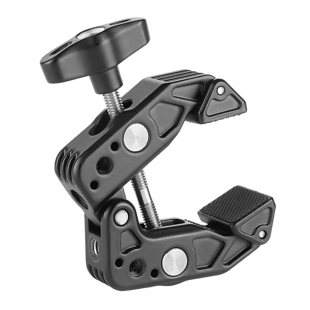 2023 Metal Super Clamp Strong Clip With 1/4" 3/8" Screw Mount Adapter for DSLR Camera Holder Clip Magic Arm for Photography Vlog
2023 Metal Super Clamp Strong Clip With 1/4" 3/8" Screw Mount Adapter for DSLR Camera Holder Clip Magic Arm for Photography Vlog