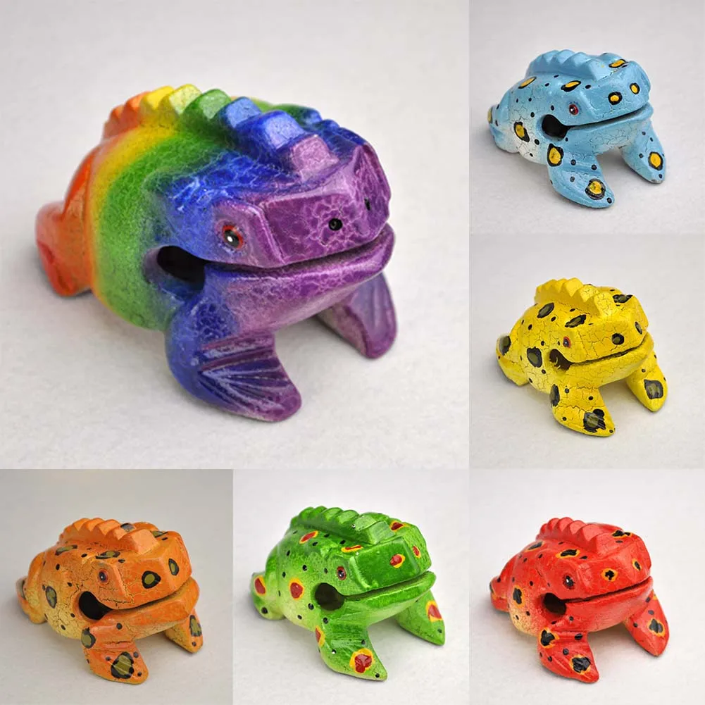Wooden Lucky Frog Toy Animal Money Frog Clackers With Wood Sticks Kids Musical Instrument Percussion Gift Toys Colorful 15cm
Wooden Lucky Frog Toy Animal Money Frog Clackers With Wood Sticks Kids Musical Instrument Percussion Gift Toys Colorful 15cm